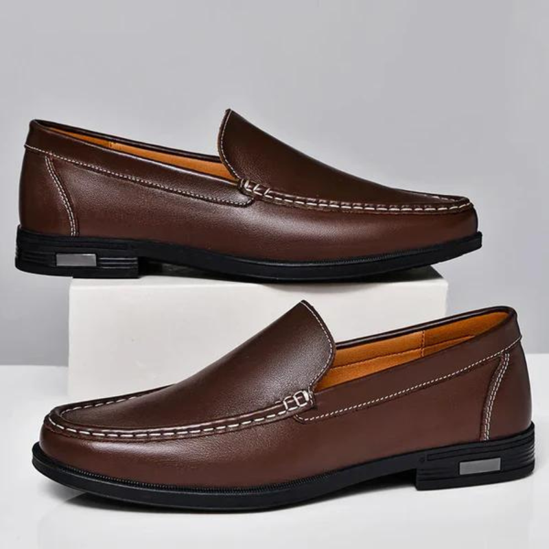 Pelle Italiana Loafer aus echtem Leder