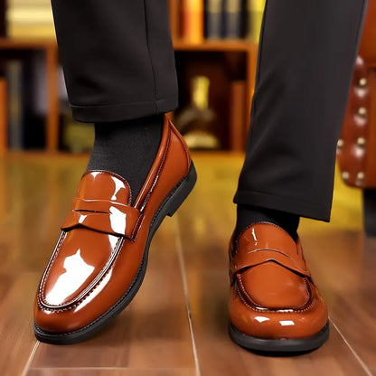 Belvedere Lackleder-Loafer