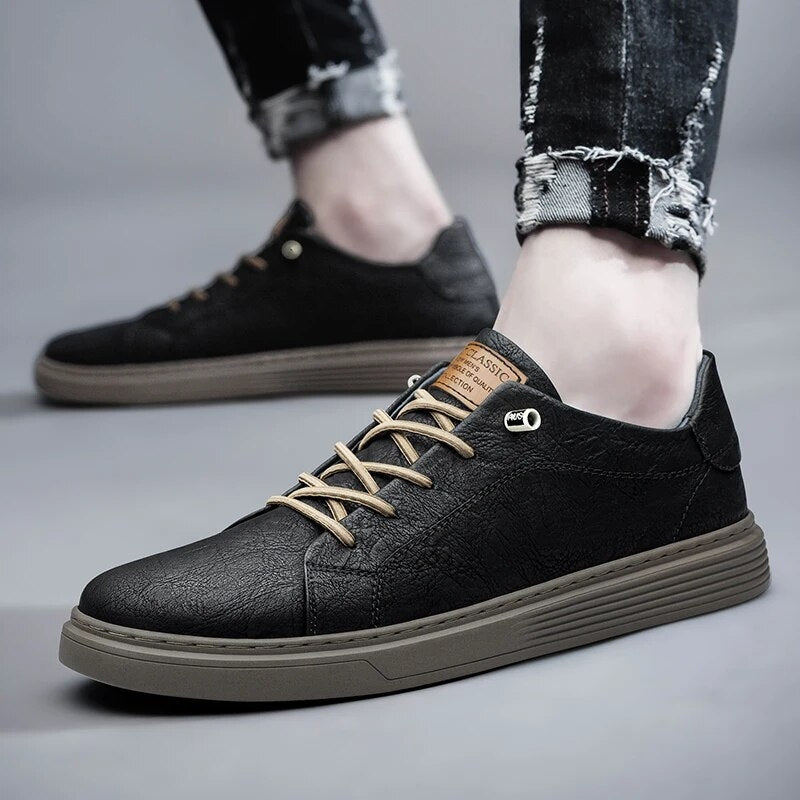 Lusso Passo Sneaker aus echtem Leder