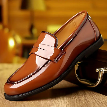 Belvedere Lackleder-Loafer
