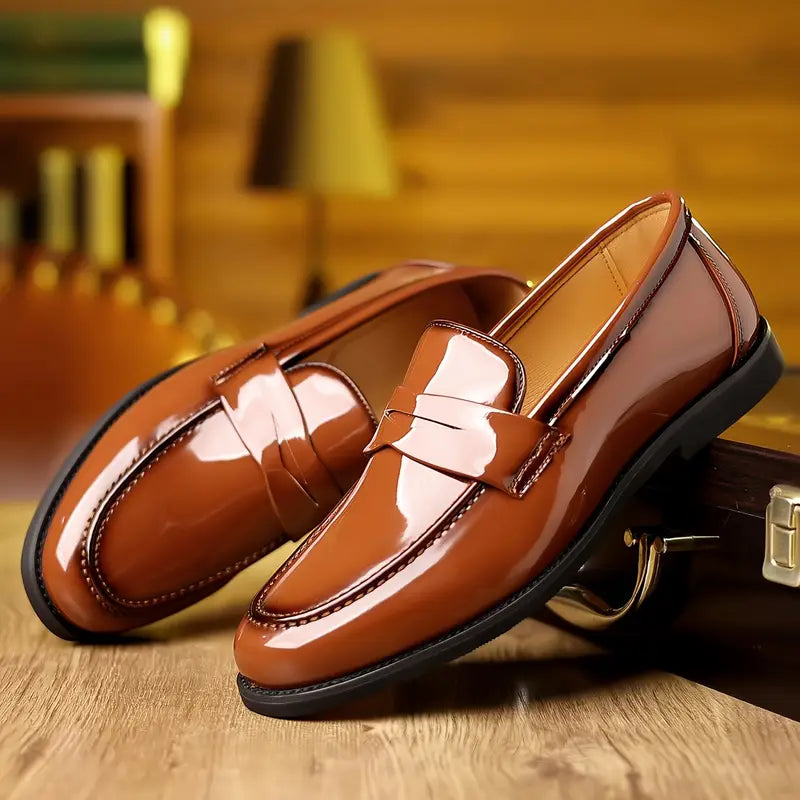 Belvedere Lackleder-Loafer