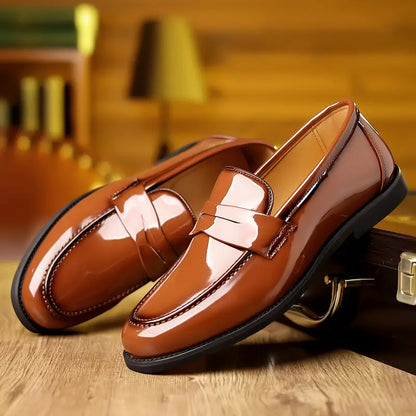 Belvedere Lackleder-Loafer