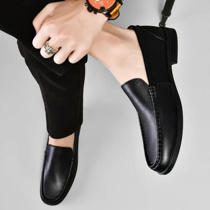 Pelle Italiana Loafer aus echtem Leder