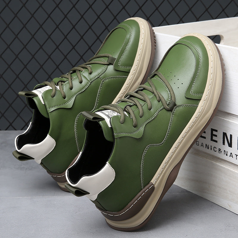 Noble Italiana High-Top-Leder-Sneaker