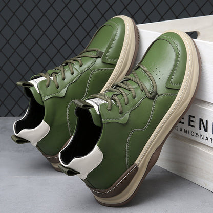 Noble Italiana High-Top-Leder-Sneaker