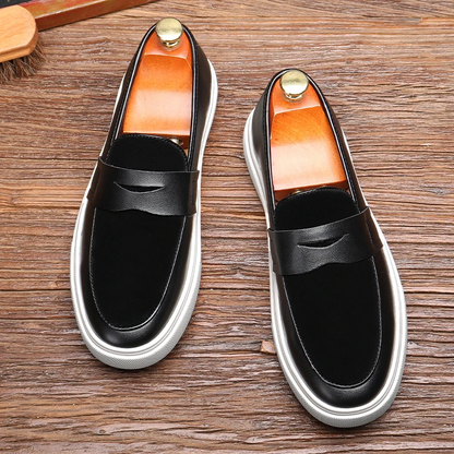 Lusso Loafer aus echtem Leder