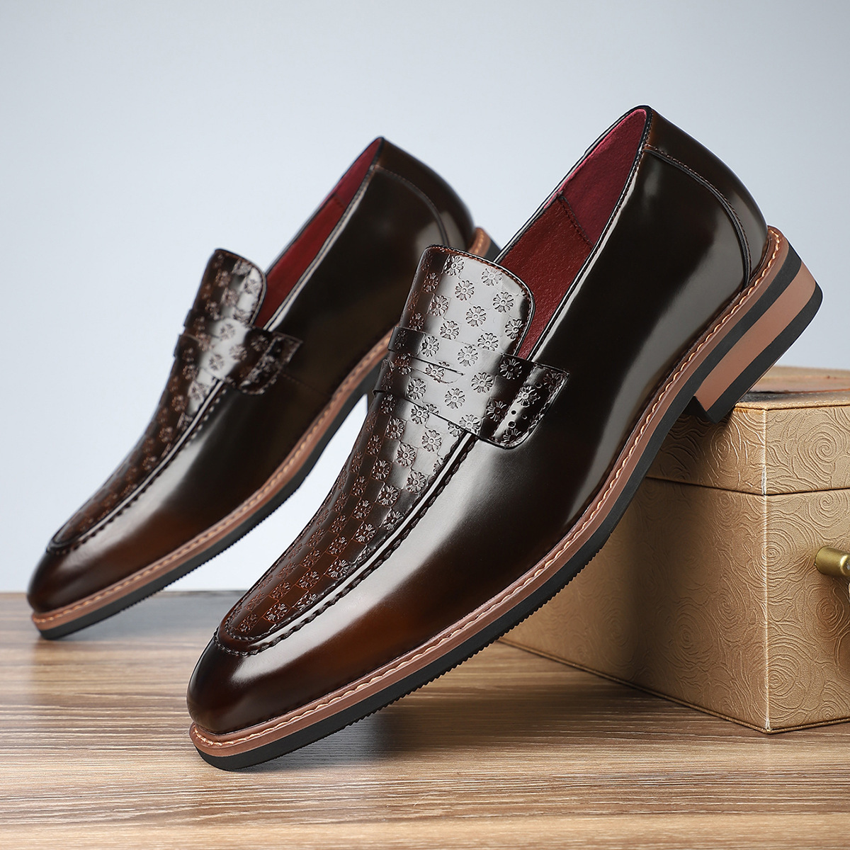 Giovanni Bellini Leder-Loafer