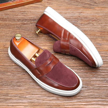 Lusso Loafer aus echtem Leder