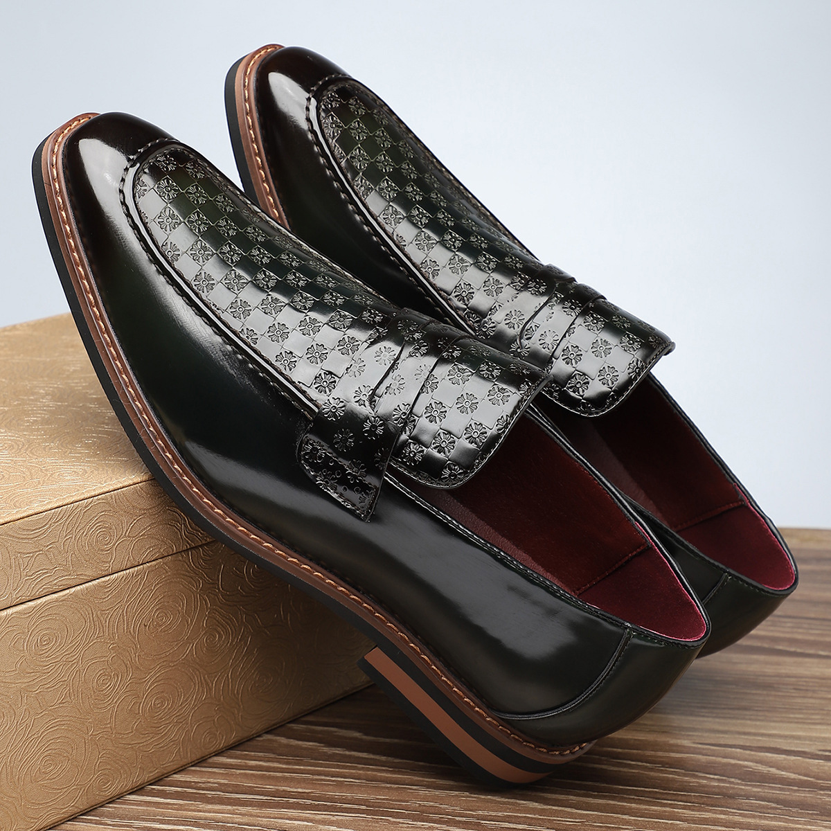 Giovanni Bellini Leder-Loafer