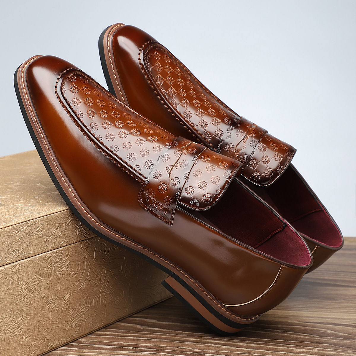 Giovanni Bellini Leder-Loafer
