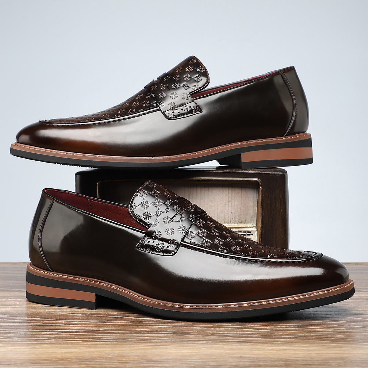 Giovanni Bellini Leder-Loafer