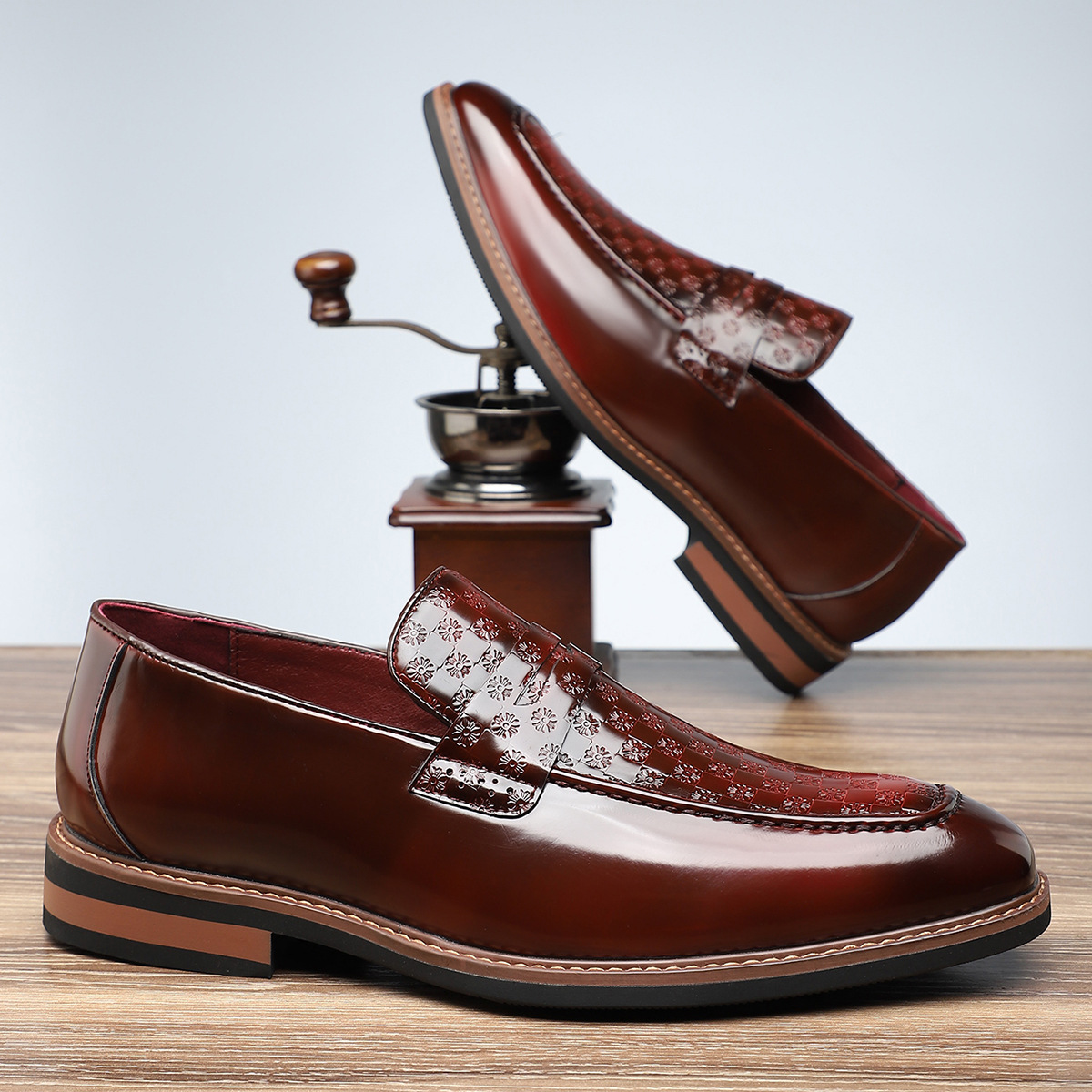 Giovanni Bellini Leder-Loafer