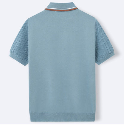 Amalfi Azure Strickshirt