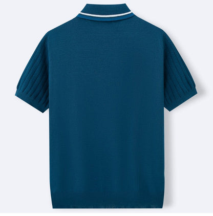 Amalfi Azure Strickshirt