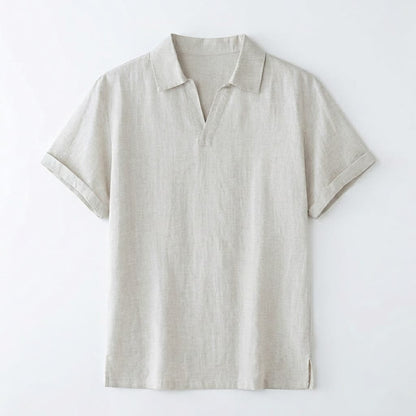 Cannes Leinen-Poloshirt