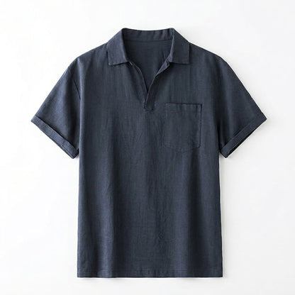 Cannes Leinen-Poloshirt