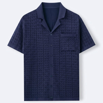 Marbella Strick-Poloshirt
