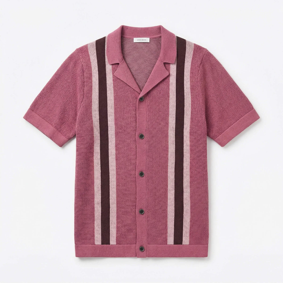 Havanna Gestreiftes Strick-Poloshirt