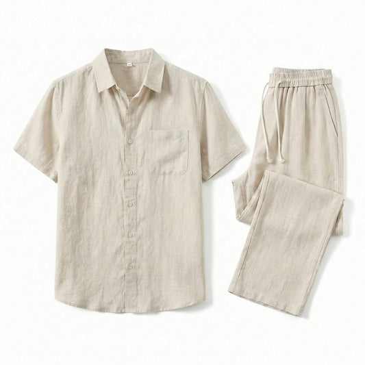 Riviera 2-teiliges Leinen-Set