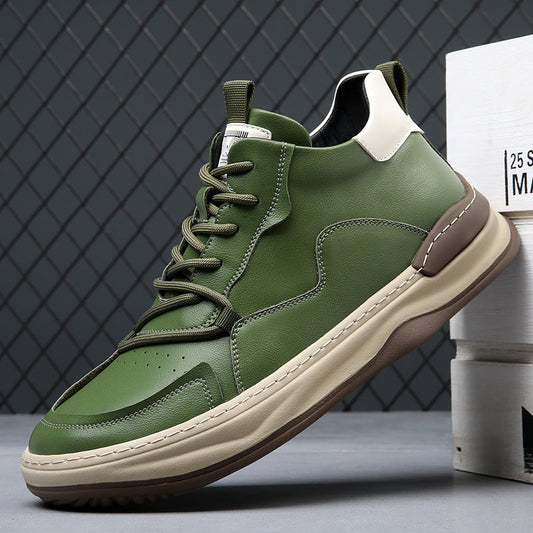 Noble Italiana High-Top-Leder-Sneaker