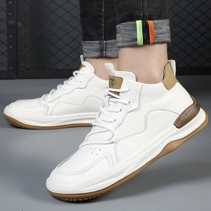 Noble Italiana High-Top-Leder-Sneaker