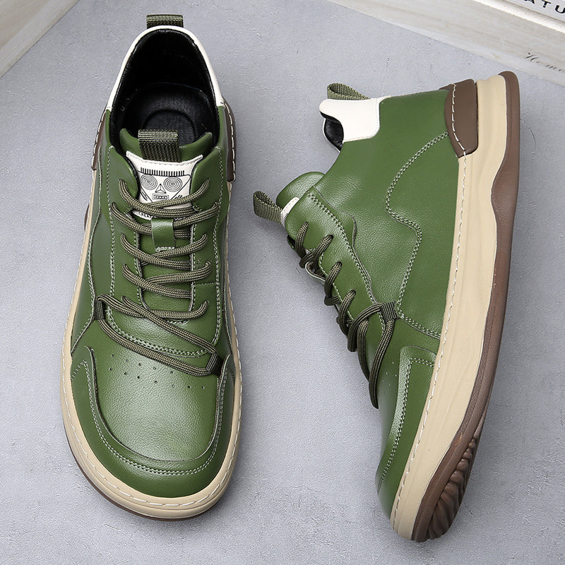 Noble Italiana High-Top-Leder-Sneaker