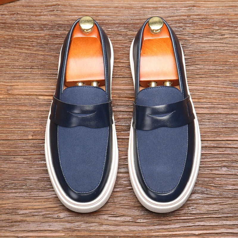 Lusso Loafer aus echtem Leder