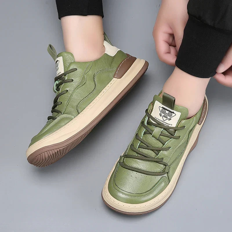Roma Sneaker aus echtem Leder