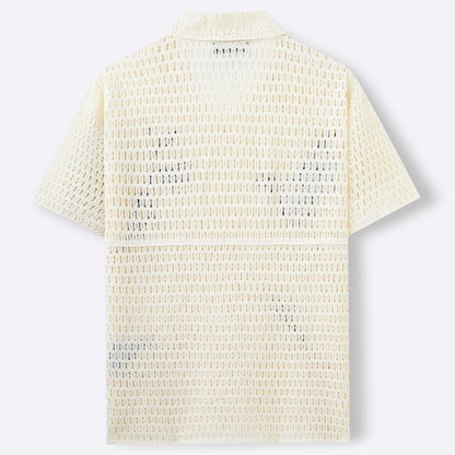Capri Häkel-Poloshirt