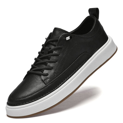 Oxfords Sneaker aus echtem Leder