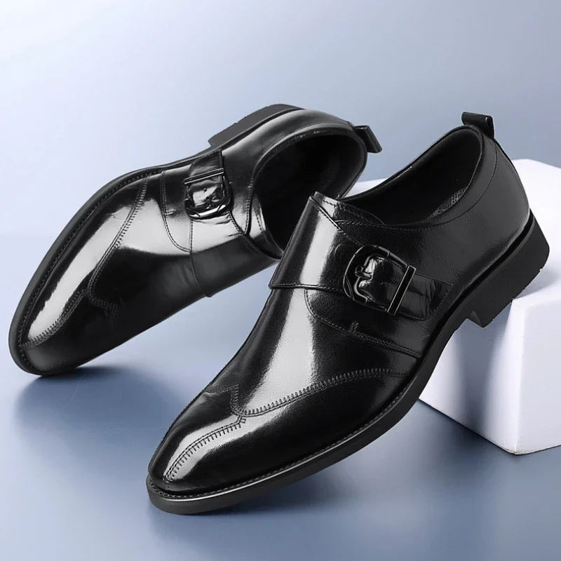 Lusso Italiana Loafer aus echtem Leder