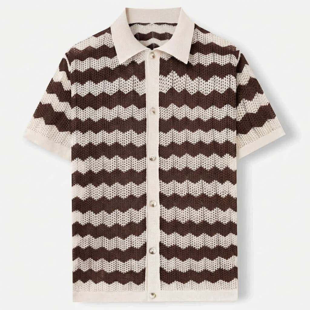 St. Tropez Jacquard-Poloshirt
