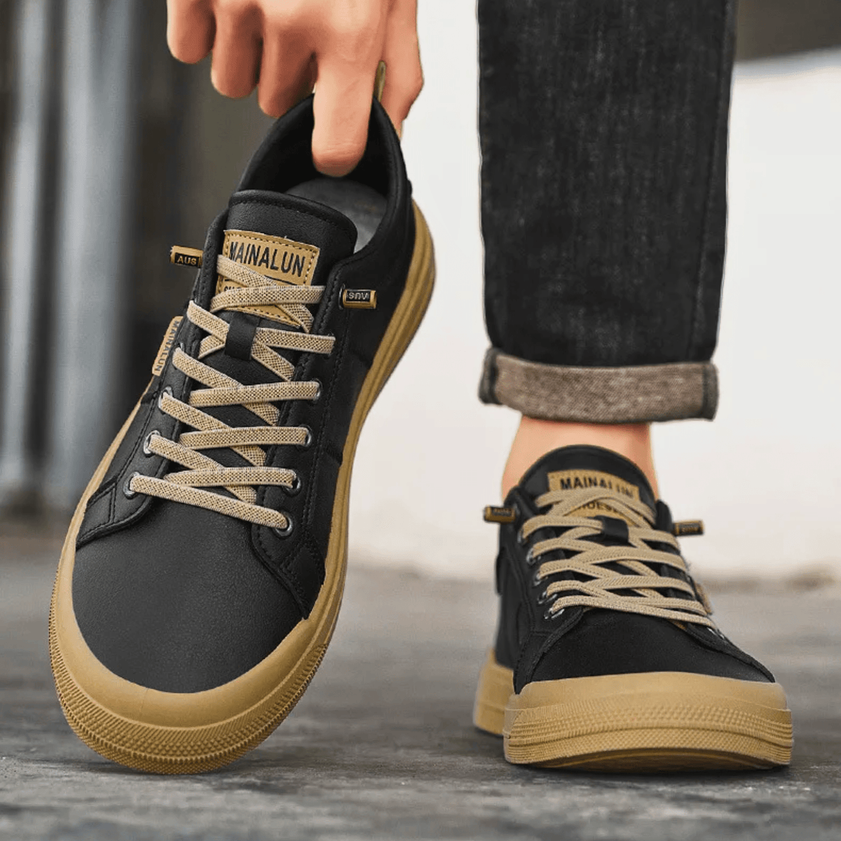 Harrington Leder-Sneaker